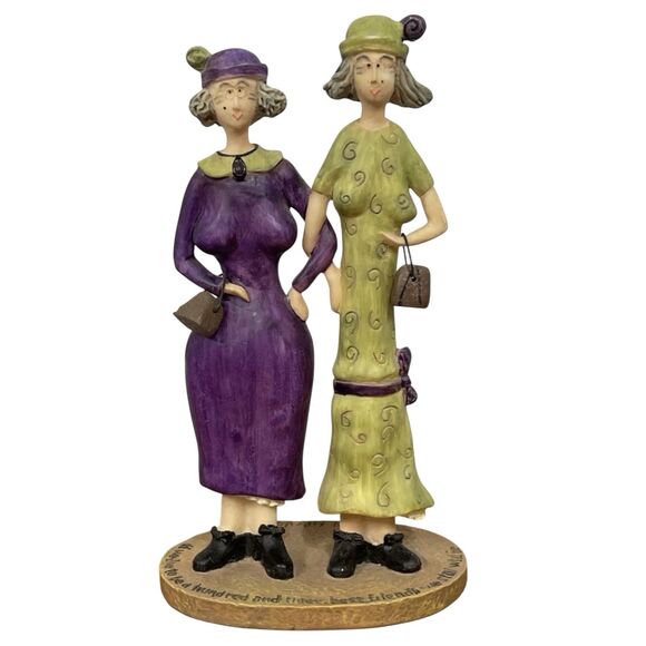 Sandy Gervais “If We Live To Be a 103 Best Friends We Will Be” Figurine - Picture 4 of 13